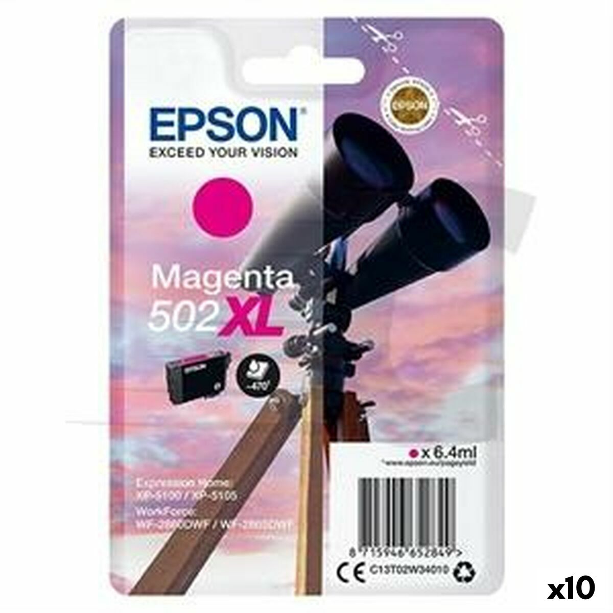 Cartuccia Ad Inchiostro Originale Epson Magenta (10 Unità)