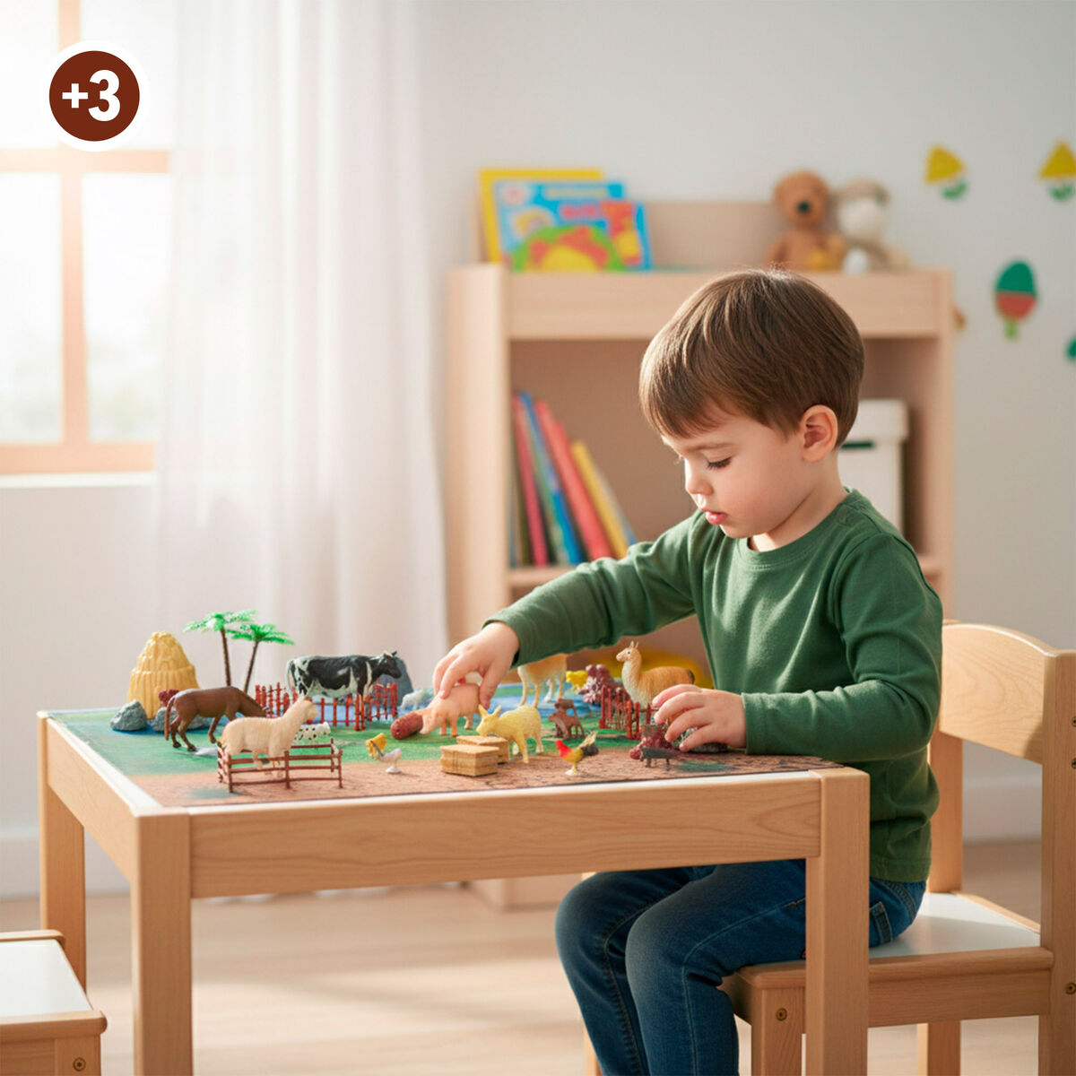 Set Animali Della Fattoria Colorbaby Plastica 16 X 12 X 4 Cm (4 Unità) - Image 5