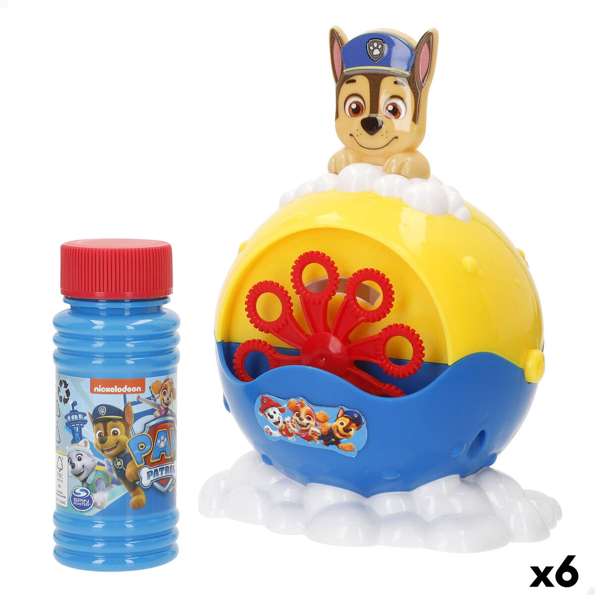 Gioco Di Bolle Di Sapone The Paw Patrol 59 Ml 11 X 15 X 10 Cm (6 Unità)