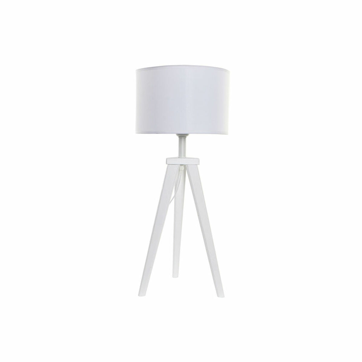 Lampada Da Tavolo Dkd Home Decor 8424001807918 Legno Bianco 220 V 50 W 30 X 30 X 72 cm