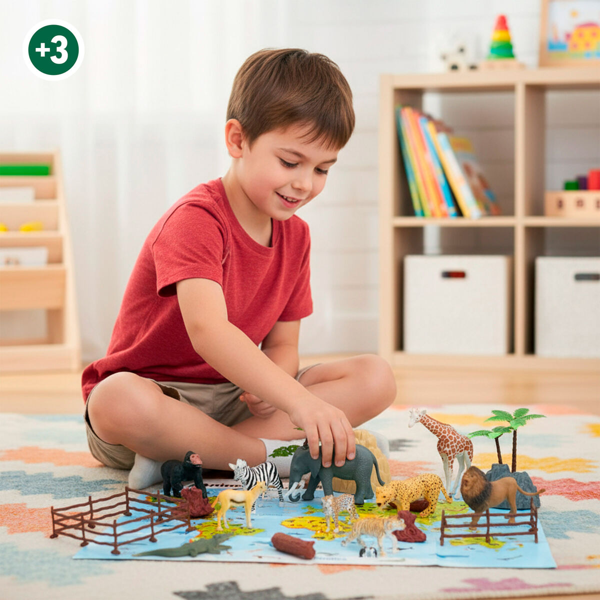 Set Animali Selvaggi Colorbaby Plastica 15 X 10 X 8 Cm (4 Unità) - Image 5