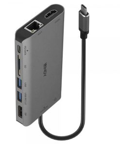 Lindy DsT-Mini Xt, Mini Docking Station Per LaptopusB-C Con Supporto 4k Su Singolo Display O Fhd su