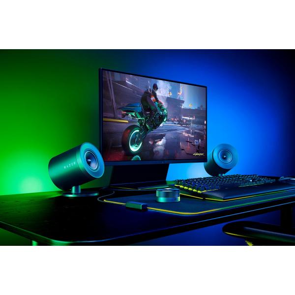 Razer Nommo V2 Pro Range Completo Nero Con Cavo E Senza Cavo (razer 2.1 Gaming Speakers Nommo V2 Pro) - Image 3