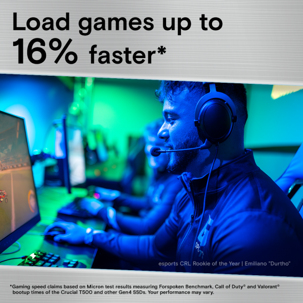 Crucial T500 2 Tb M.2 Pci Express 4.0 Nvme 3d Tlc Nand (crucial T500 2tb Pcie Nvme M.2 Ssd) - Image 3