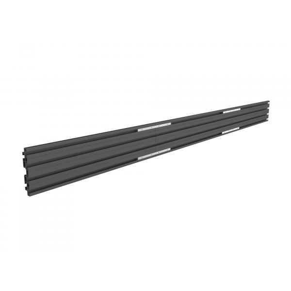 Multibrackets 3873 Accessorio Per Il Montaggio Del Monitor (multibrackets M Pro Series - Dual Screen Rail 196cm Black)
