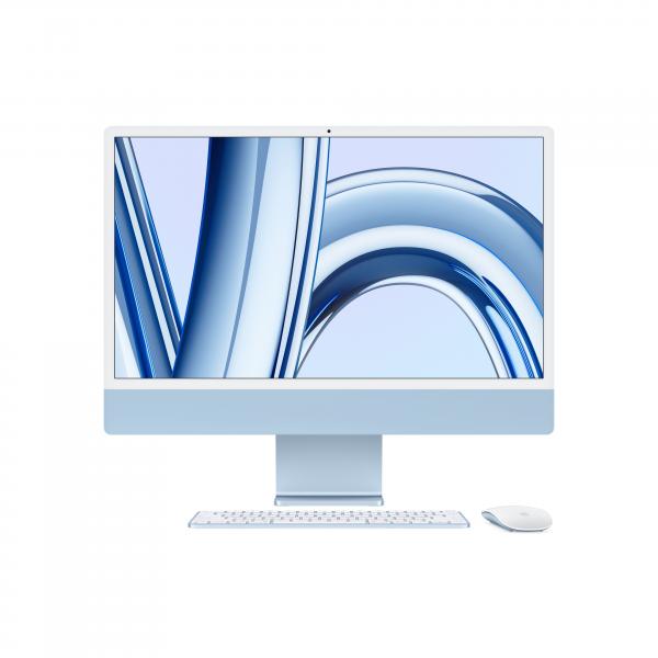 Apple Imac Con Retina 24'' Display 4.5k M3 Chip Con 8-Core Cpu E 10-Core Gpu, 512gb Ssd - Blu (imac 24 2023 M3/8gb/512gb 10c Gpu/blue)