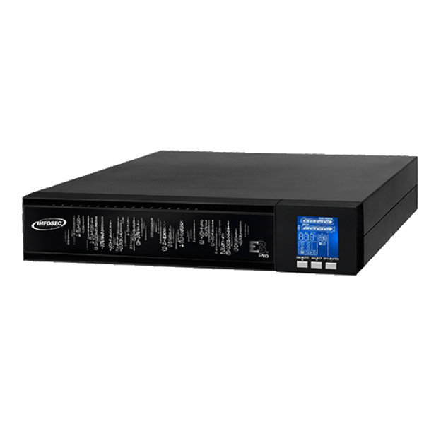 Infosec E3 Pro 1000 Rt Gruppo Di Continuità [ups] Doppia Conversione [online] 1 Kva 900 W 3 Presa[e] Ac (e3 Pro 1000 Rt - Warranty: 36m)
