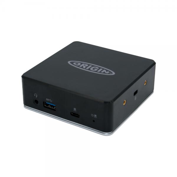 Origin Storage OsdocK-Mmusbca Replicatore Di Porte E Docking Station Per Laptop Usb 3.2 Gen 2 [3.1 Gen 2] TypE-C Nero, Argento (origin Storage Dockin