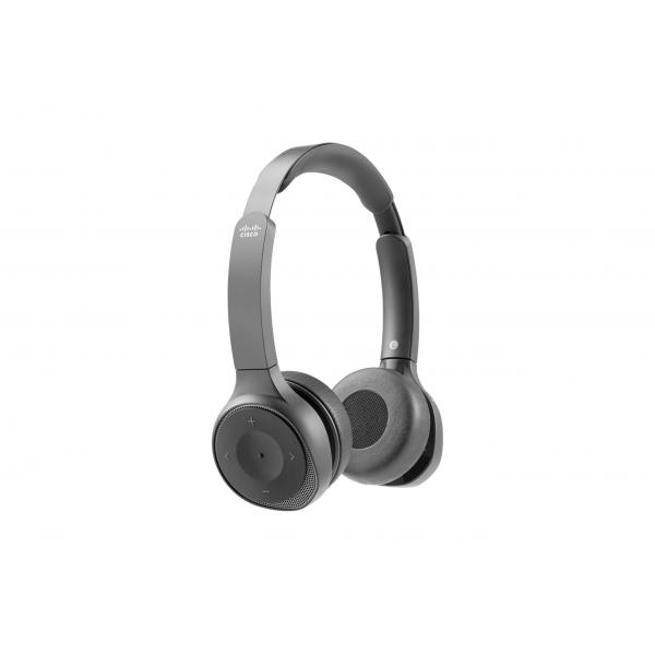 Cisco 730 Auricolare Con Cavo E Senza Cavo A Padiglione Musica E Chiamate Bluetooth Nero, Carbonio (730 Wireless DualoN-Ear Headsed - UsB-A Bundle -