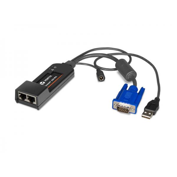 Vertiv Avocent AdX-IpiQ-400 Cavo E Adattatore Video 2 X RJ-45 DvI-I + 3.5mm + Usb TypE-B Nero (adx Ipiq Ip Kvm Device - 1920x1080 Vga Native Adapter)