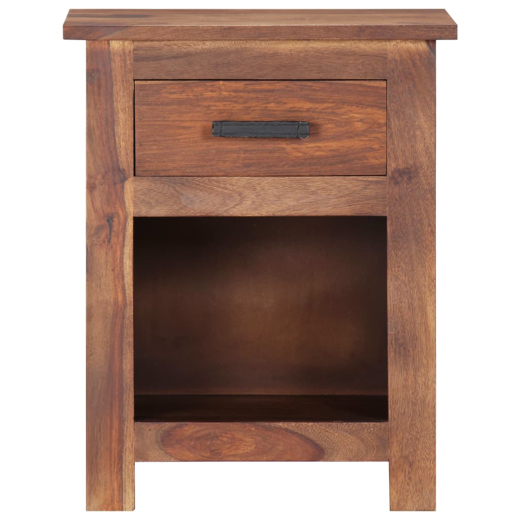 Comodino 40x30x50 Cm In Legno Massello