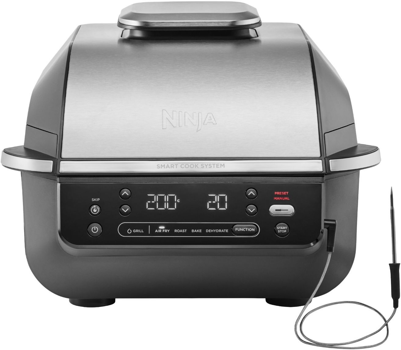Ninja Grill - Eg351eu - Capacità 5,7l - 5 Programmi Di Cottura - Termometro - 1760w