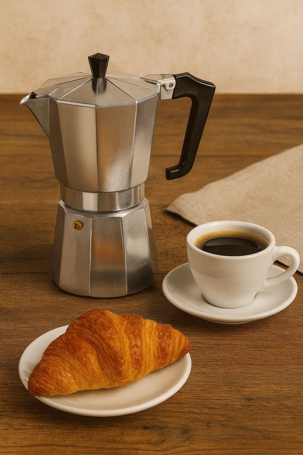 Caffettiera Italiana - Pezzetti - Italexpress - Alluminio - 9 Tazze - Acciaio Inox