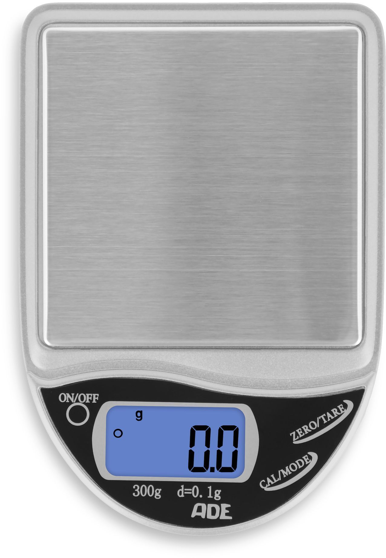 Bilancia Da Cucina Digitale - Ade - Tascabile - Plastica Abs - Da 0,1 A 300 G - Include 2 Batterie Aaa