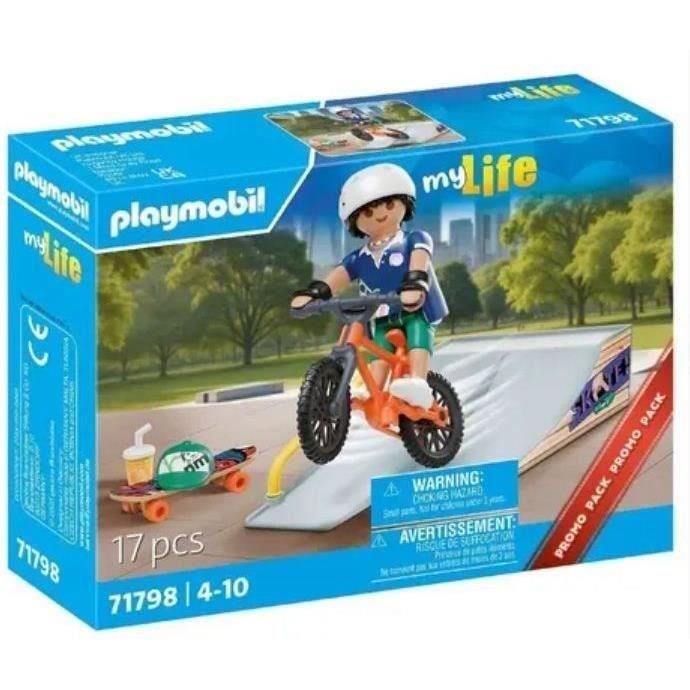 Playmobil 71798 Snowboarder Con Rampa Scivolo