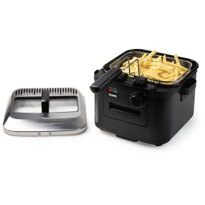 Friggitrice - Domo - Do545fr - 4 Litri - 2000 Watt - Temperatura Regolabile 130-190°c
