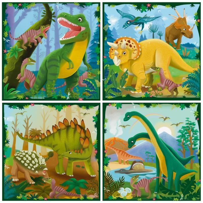 Puzzle Per Bambini, Puzzle Up!, Dinosauri, Da 4 Anni, 12004003, Ravensburger