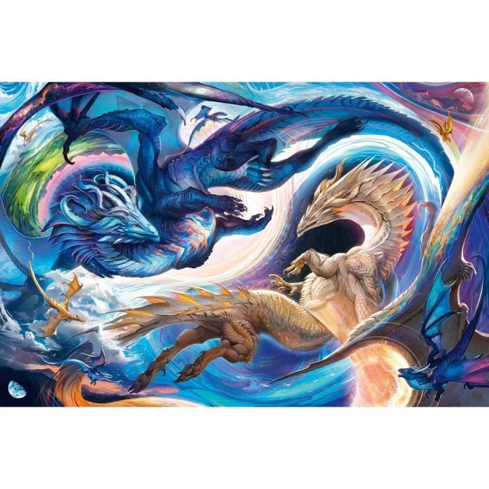 Puzzle Da 5000 Pezzi: Drago Di Giorno E Di Notte, Dai 14 Anni In Su, Draghi, 12000813, Ravensburger
