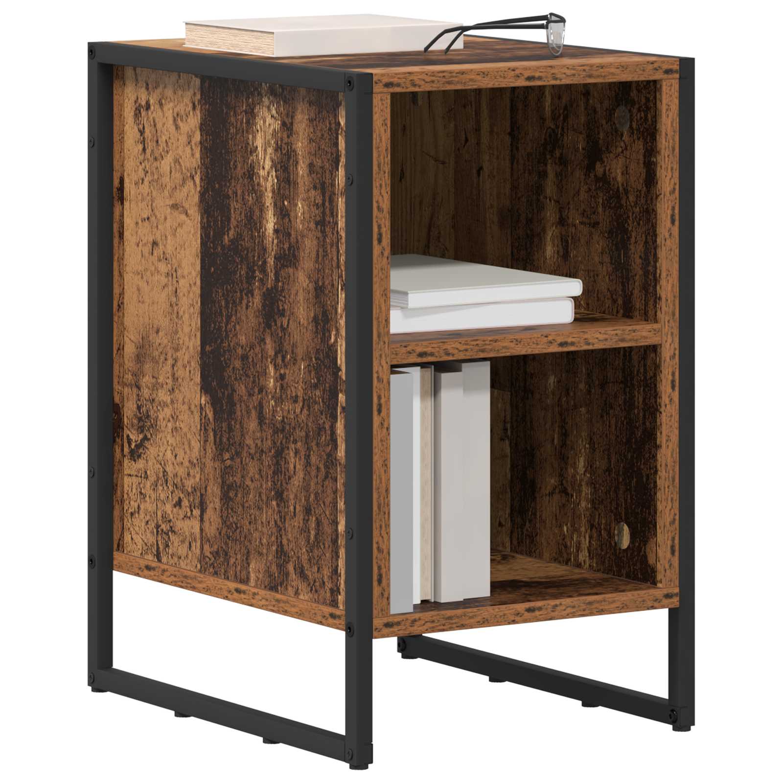 Comodino 2 Pcs Legno Vecchio 39.5 X 30 X 50 cm - Image 3