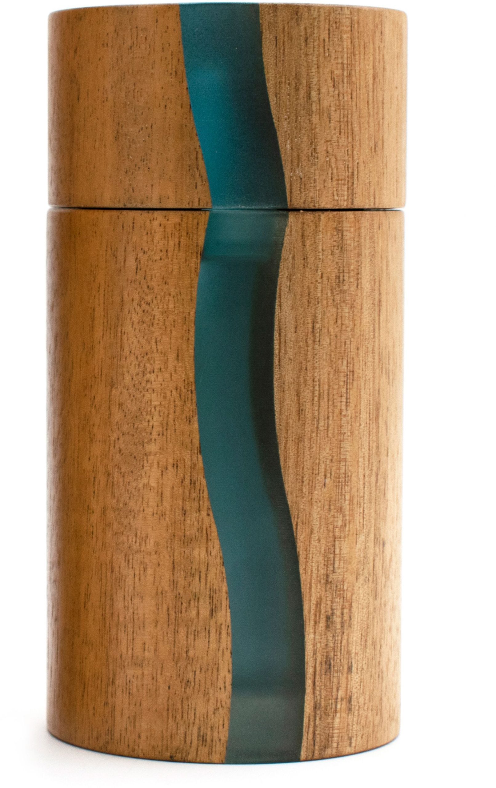 Macina Sale - Bisetti - Positano - 13 Cm - Acacia / Resina Blu