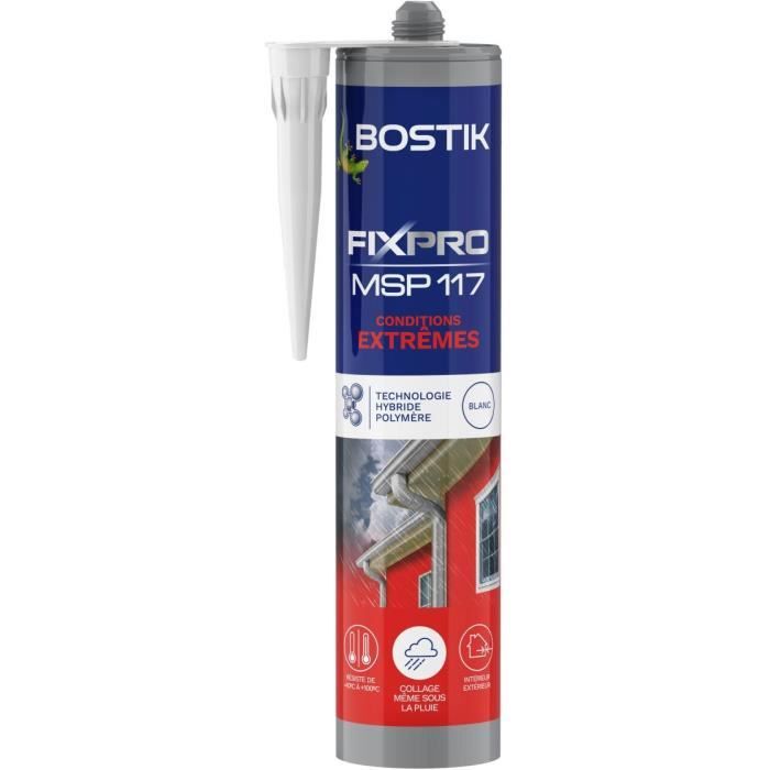 Adesivo Sigillante - Bostik - Fixpro Msp 117 - Condizioni Estreme - Interno/esterno - Bianco - Cartuccia Da 290 ml