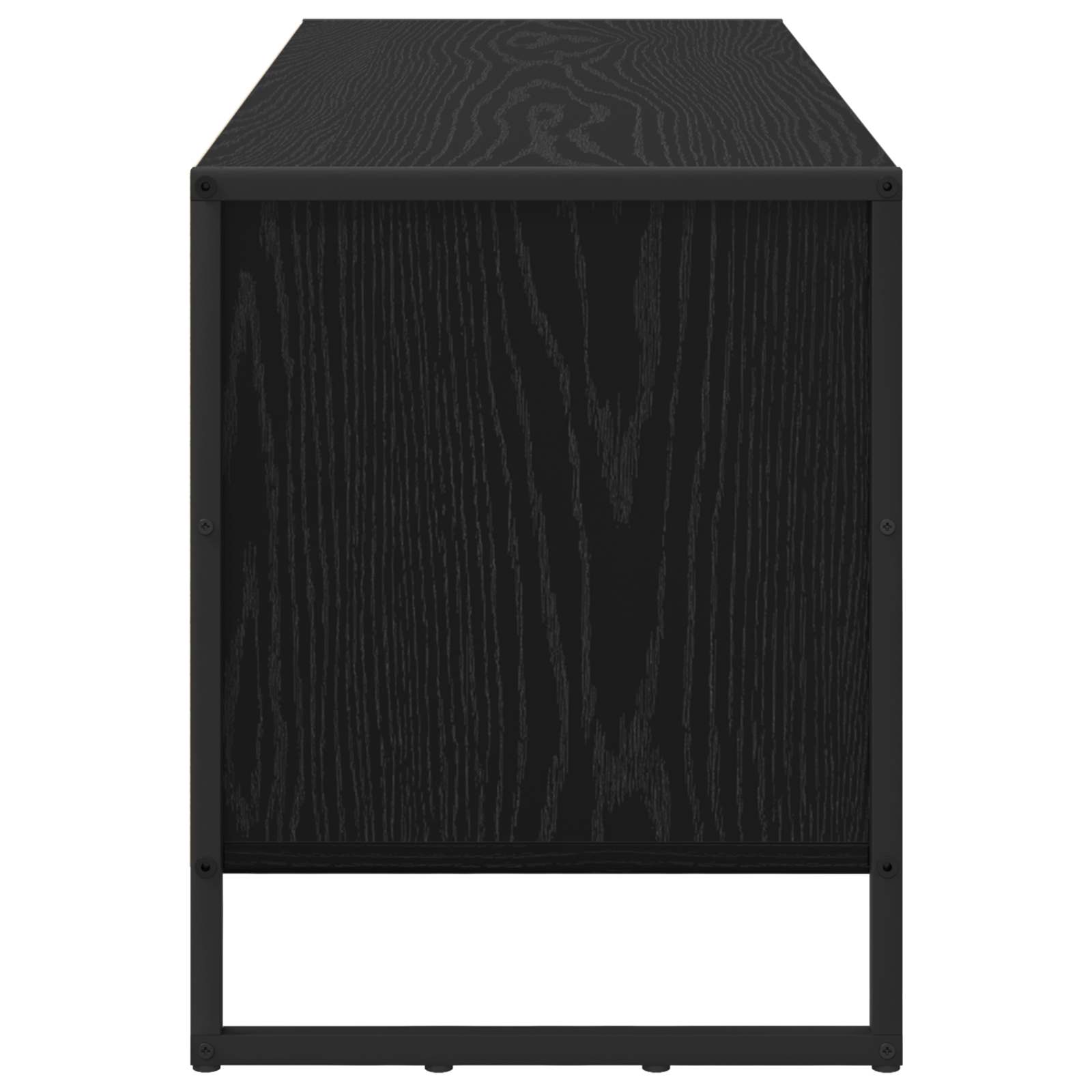 Mobile Per Scarpe Rovere Nero 60 X 35 X 44 Cm Legno Multistrato - Image 6