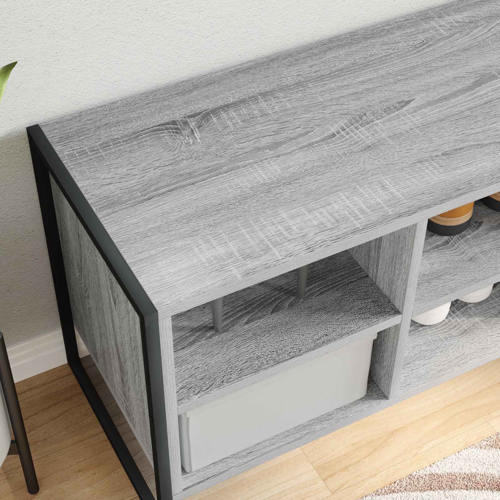 Mobile Per Scarpe Grigio Sonoma 60 X 35 X 44 cm - Image 4
