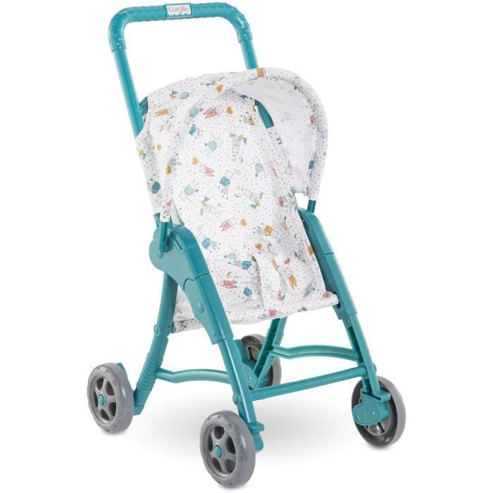 Passeggino Orsetto - Corolle - 30 Cm Accessorio Bebè - Blu - Dai 18 Mesi