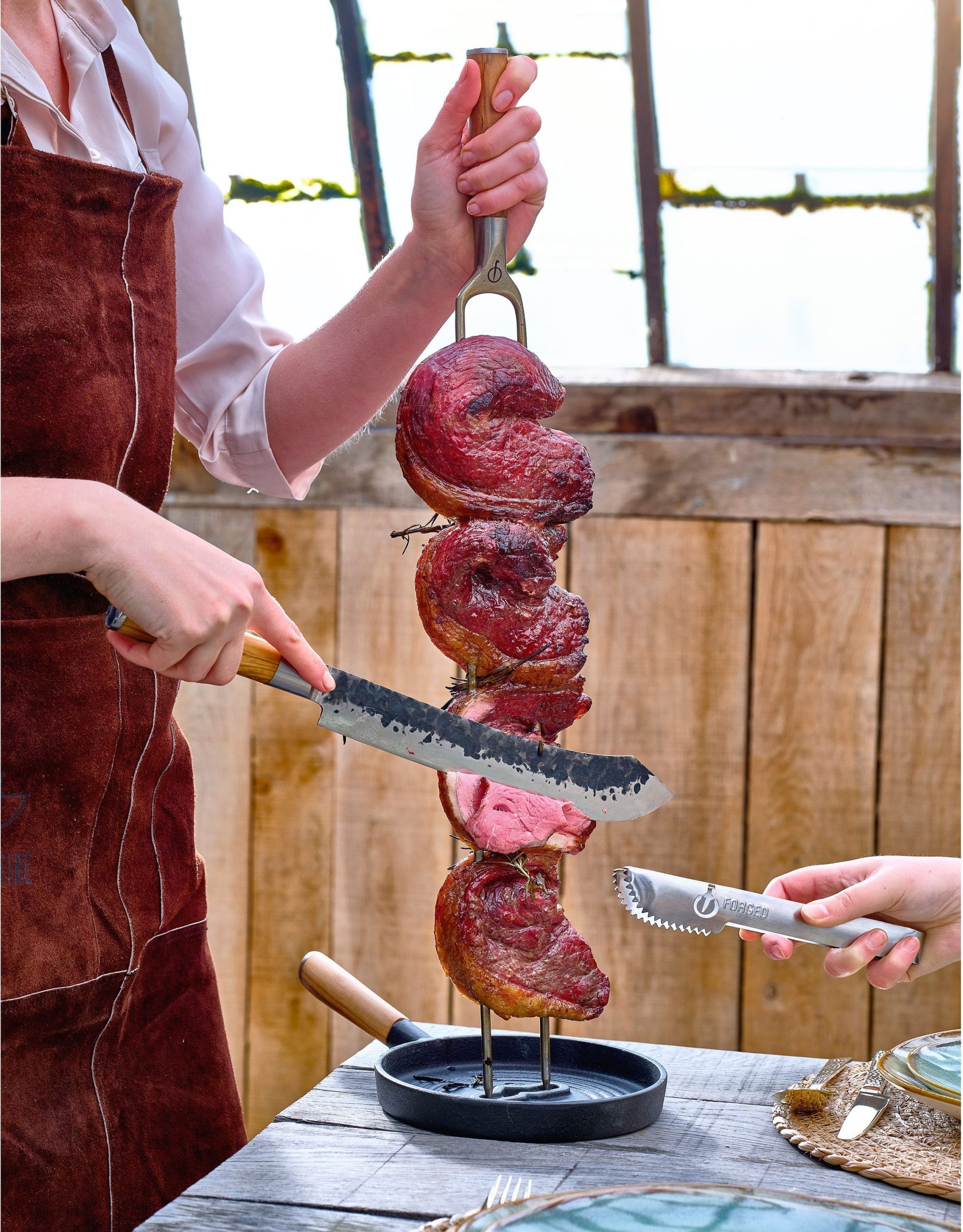 Casseruola Da Portata - Forgiata - Churrasco - Ghisa - Ø18 cm