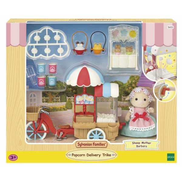 Maman Sheep E Il Suo Popcorn Stand - Sylvanian Families - 5653 - Da 3 Anni