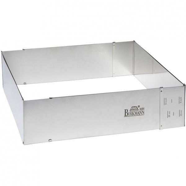 Telaio Di Cottura Regolabile - Birkmann - Easy Baking - Acciaio - 22 X 25 A 43 X 48 Cm, H 7 cm