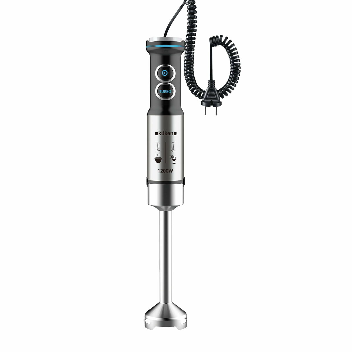 Frullatore Ad Immersione Küken 30179 Acciaio 1200 W