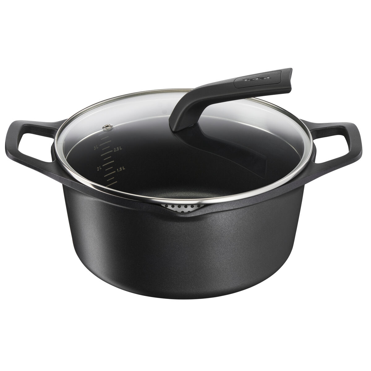 Casseruola Con Coperchio Tefal E2494644 Nero Ø 24 cm