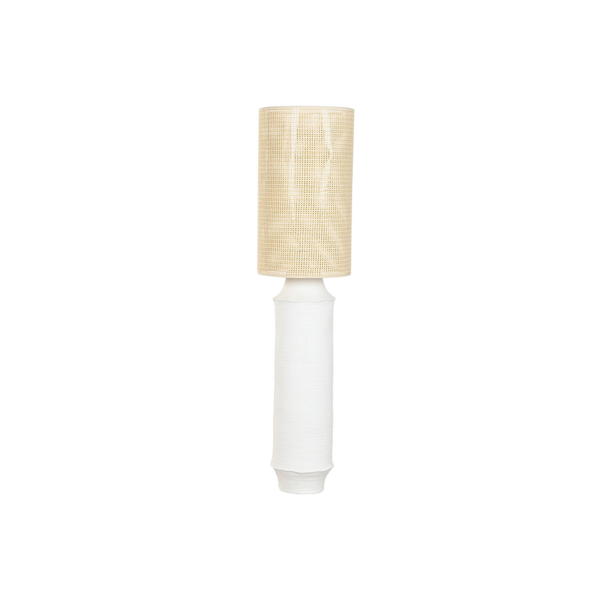 Lampada Da Terra Home Esprit Bianco Naturale 220 V