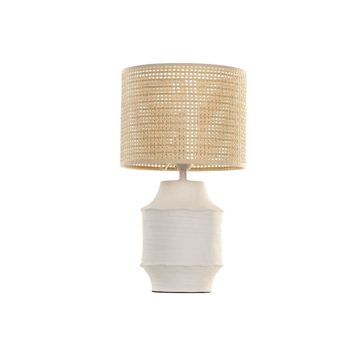 Lampada Da Tavolo Home Esprit Bianco Naturale 50 W 220 V