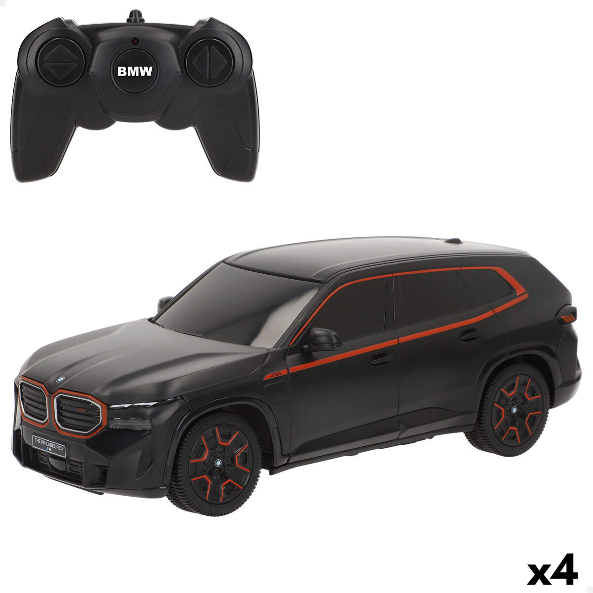 Macchinina Radiocomandata Bmw 20 X 7 X 8 Cm (4 Unità)