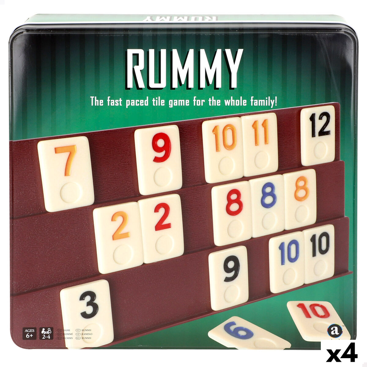Gioco Da Tavolo Rummy (4 Unità)