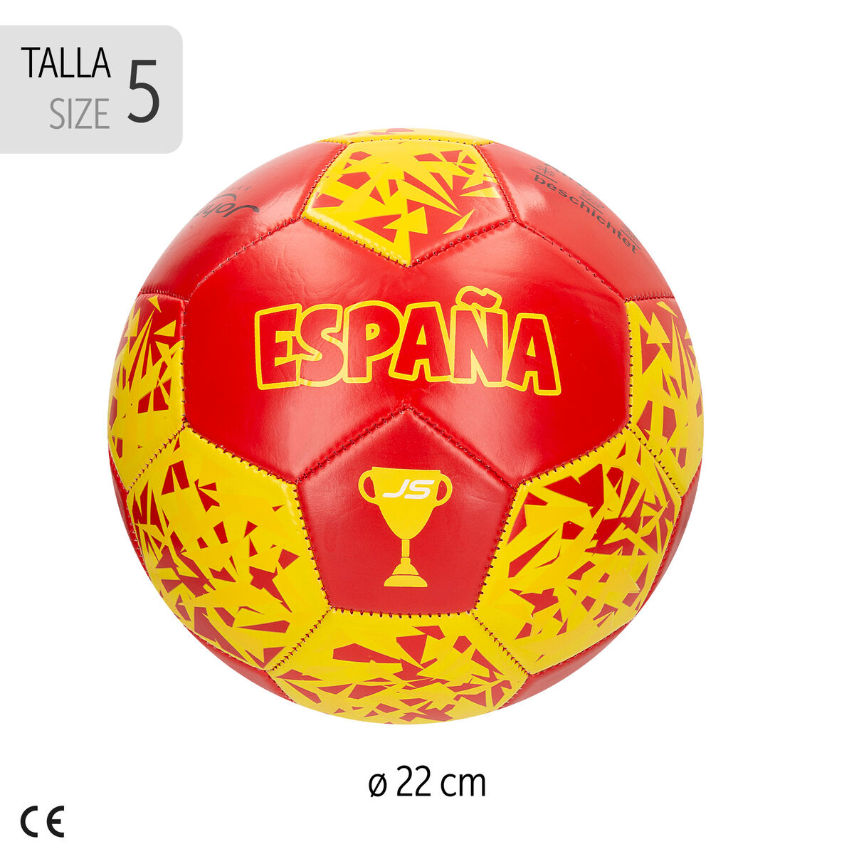 Pallone Da Calcio John Toys España Taglia 5 22 X 22 X 22 Cm 12 Unità - Image 5