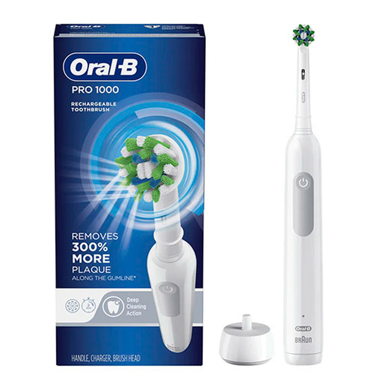 Spazzolino Da Denti Elettrico OraL-B Pro 1 Bianco