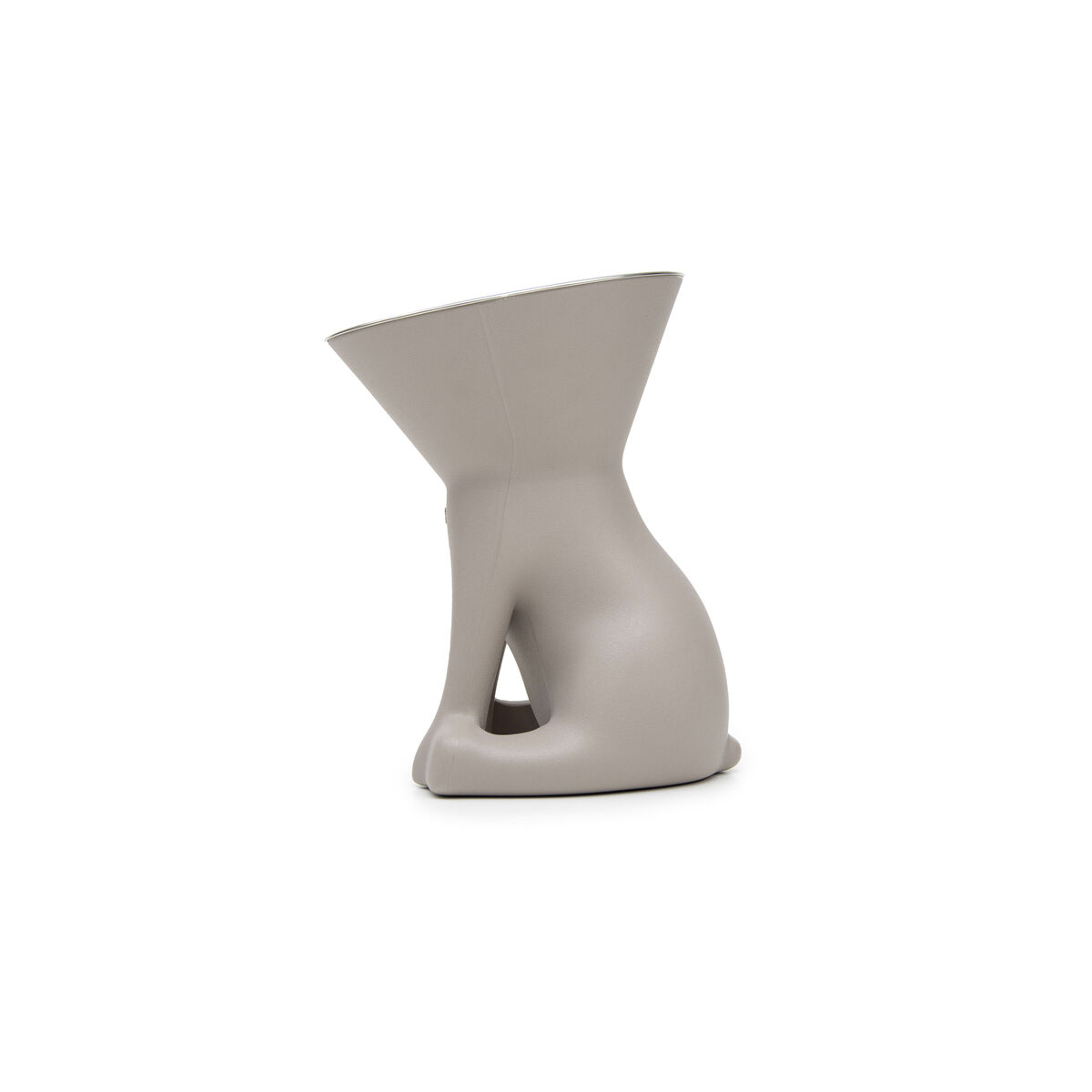 Ciotola Per Cani United Pets Up Elisabeth Grigio Acciaio Inossidabile Polietilene 1 L