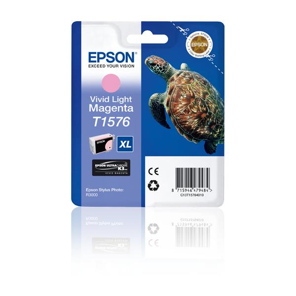 Epson T1576 - 25,9 Ml - Magenta Chiaro Vivido - Originale