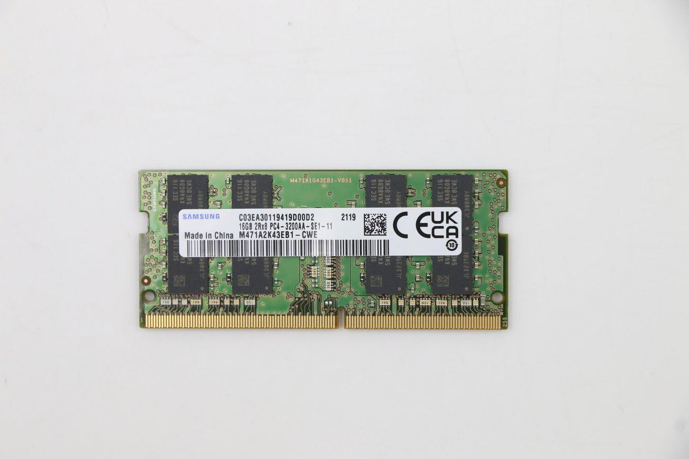 Lenovo Sodimm 16gb Ddr4 3200 Samsung (5m30z71647)