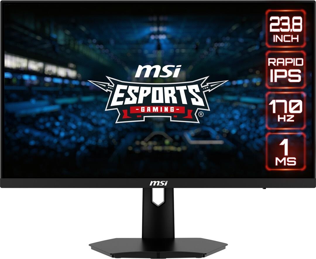 Msi G244f E2 Computerbildschirm 60,5 Cm (23.8") 1920 X 1080 Pixel Full Hd Schwarz [energieklasse E] (g244f E2)