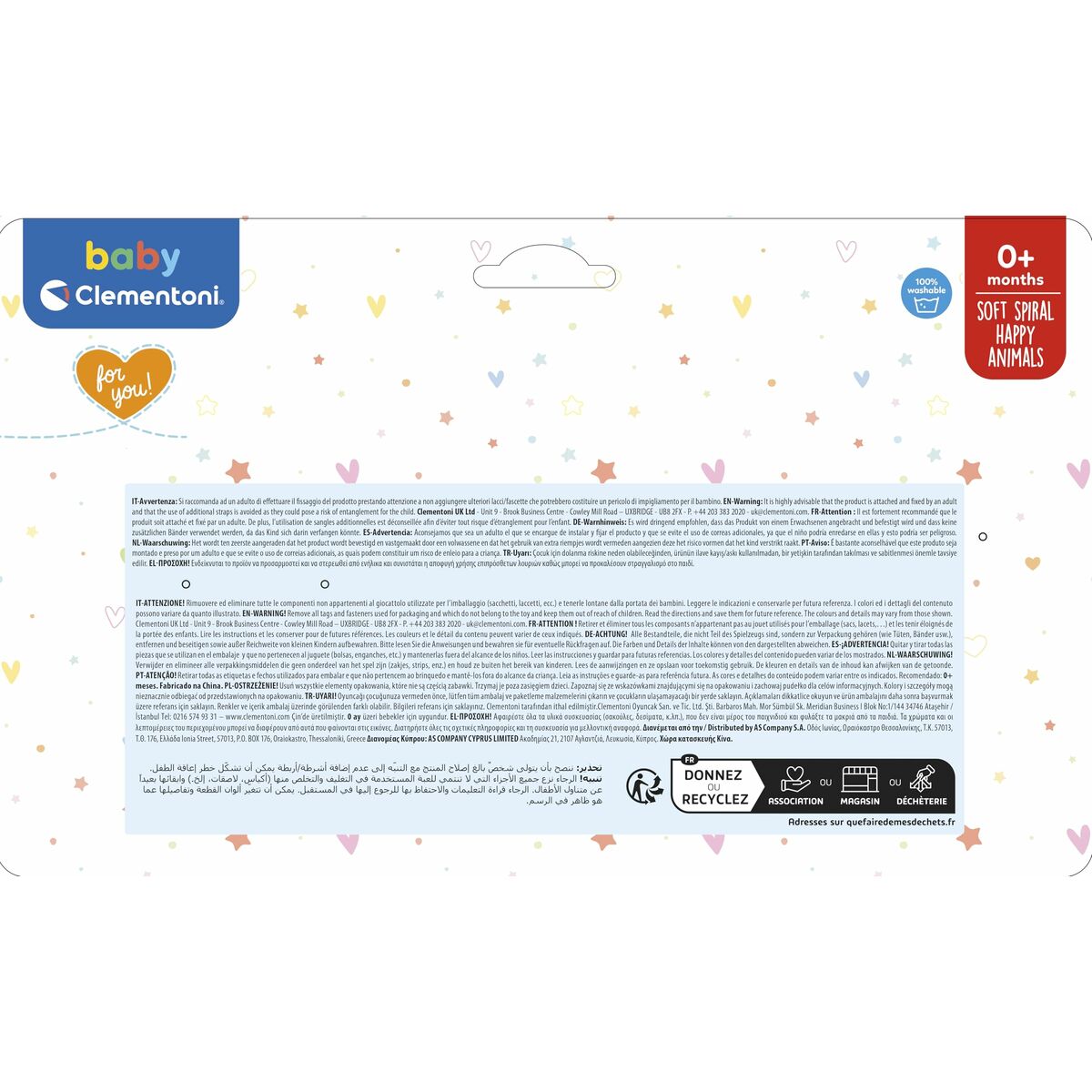 Spirale Di Attività Clementoni 30 X 18 X 15 Cm Animali - Image 3