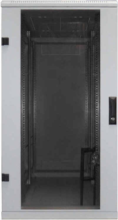 Triton 19"-Netzwerkschrank Rma Von - 27 He - Bxt 600x600 Mm - Lichtgrau - Sichttür - Rückwand (rmA-27-A66-CaX-N1)