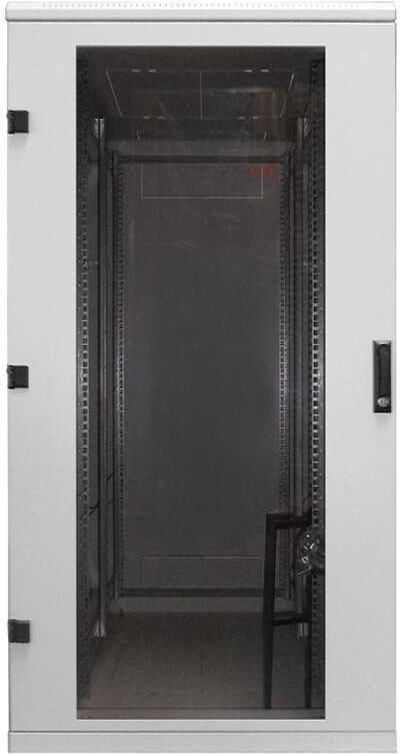 Triton 19"-Serverschrank/netzwerkschrank Rma Von - 37 He - Bxt 800x800 Mm - Lichtgrau - Sichttür - Rückwand (rmA-37-A88-CaX-N1)