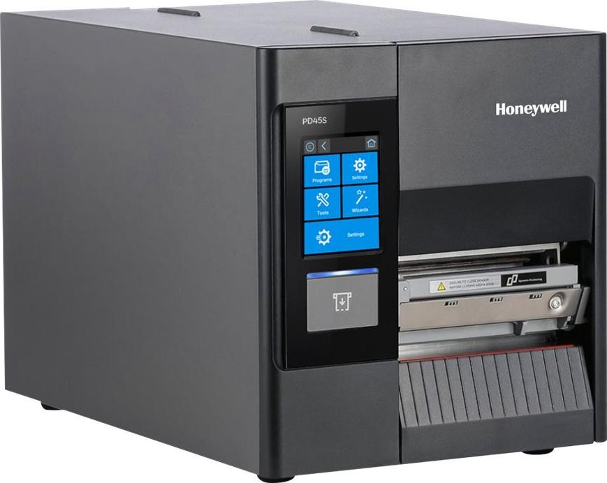 Honeywell Pd45s0f, Full Touch Screen, Direct Thermal And Thermal Transfer Printer, Ethernet, 203dpi, Label Taken Sensor, Rewinder, Peel Off, No Power