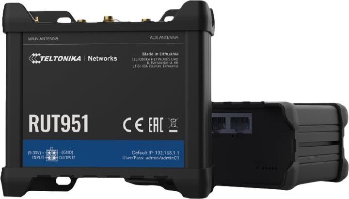 Teltonika Rut951 - Wireless Router - Wwan 3-PorT-Switch 2,4 Ghz (rut95103b700)