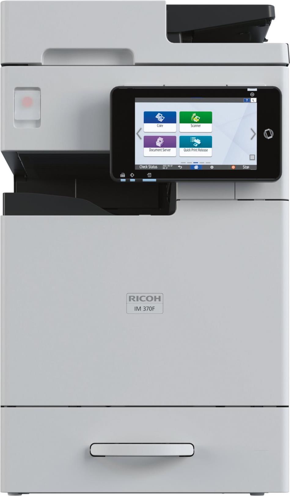 Ricoh Im 370f - Multifunktionsdrucker - S/w - Laser - A4 (210 X 297 Mm) (original) - A4 (medien) - Bis Zu 37 Seiten/min. (drucken) - 600 Blatt - 33,6