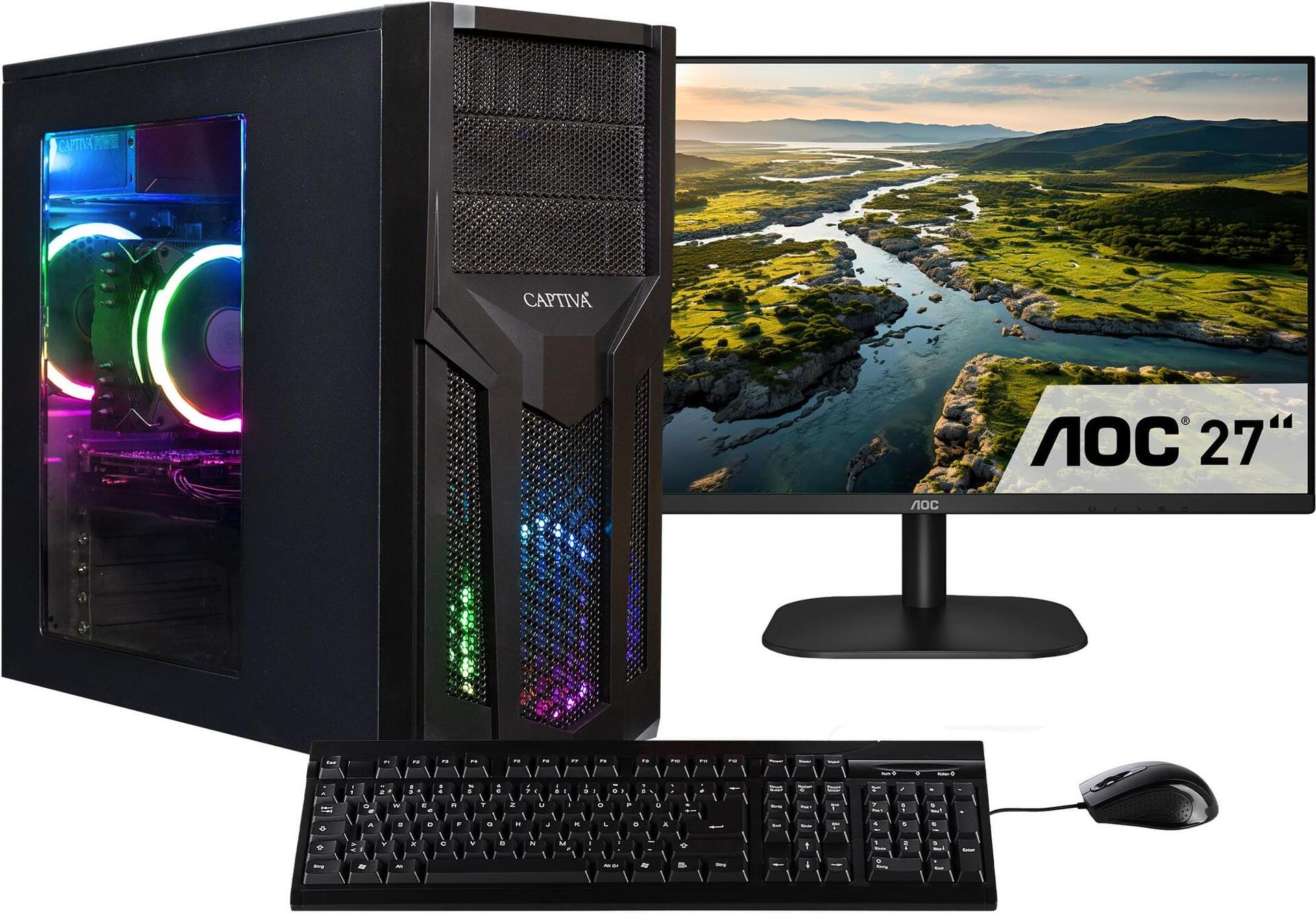 Captiva Power Starter R79-991 Tft Bundle Amd Ryzen™ 5 16 Gb Ddr4-Sdram 500 Gb Ssd Windows 11 Home (79991)